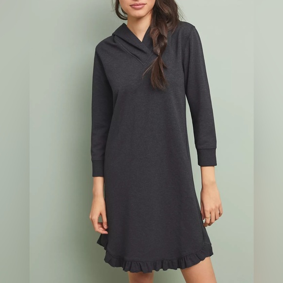 Anthropologie Dresses & Skirts - Anthropologie Sz M Ruffled Hooded Dress by Sundays EUC